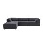 Atelier del Sofa Ugaona garnitura Alpha Left Anthracite - slika 5