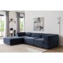 Atelier del Sofa Ugaona garnitura Alpha Left Navy Blue - slika 2