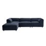 Atelier del Sofa Ugaona garnitura Alpha Left Navy Blue - slika 5