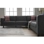 Atelier del Sofa Ugaona garnitura Kale Linen Anthracite - slika 3