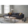 Atelier del Sofa Ugaona garnitura Kale Velvet Left Anthracite - slika 2