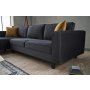 Atelier del Sofa Ugaona garnitura Kale Velvet Left Anthracite - slika 5