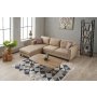 Atelier del Sofa Ugaona garnitura Kale Velvet Left Cream - slika 3