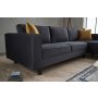 Atelier del Sofa Ugaona garnitura Kale Velvet Right Anthracite - slika 5