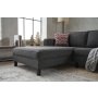 Atelier del Sofa Ugaona garnitura Kale Linen Left Anthracite - slika 4