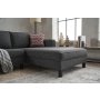 Atelier del Sofa Ugaona garnitura Kale Linen Right Anthracite - slika 4