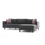 Atelier del Sofa Ugaona garnitura Kale Linen Right Anthracite - slika 5