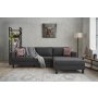 Atelier del Sofa Ugaona garnitura Kale Linen Right Anthracite - slika 1