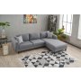 Atelier del Sofa Ugaona garnitura Kale Linen Right Grey - slika 3