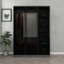 HANAH HOME Ormar Kale Anthracite Black 2272 - slika 3