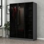 HANAH HOME Ormar Kale Anthracite Black 2272 - slika 2