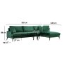 Atelier del Sofa Ugaona garnitura Papira Corner (L3+CHL) - slika 5