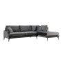Atelier del Sofa Ugaona garnitura Papira Corner Right (L3+Chl) Anthracite - slika 5