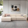 Atelier del Sofa Ugaona garnitura Linden Left Cream - slika 1