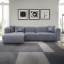 Atelier del Sofa Ugaona garnitura Linden Left Grey - slika 1