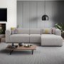 Atelier del Sofa Ugaona garnitura Linden Right Light Grey - slika 1