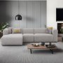 Atelier del Sofa Ugaona garnitura Linden Left Light Grey - slika 1