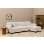 Atelier del Sofa Ugaona garnitura Eddy Corner Right (L3 CHL) White - slika 2