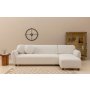 Atelier del Sofa Ugaona garnitura Eddy Corner Right (L3 CHL) White - slika 1