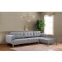 Atelier del Sofa Ugaona garnitura Vina Corner Grey Atlantic Pine - slika 1