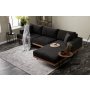 Atelier del Sofa Ugaona garnitura Liva Right Anthracite Copper - slika 2