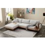 Atelier del Sofa Ugaona garnitura Liva Left Grey - slika 2