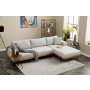 Atelier del Sofa Ugaona garnitura Liva Right Grey - slika 2