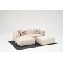 Atelier del Sofa Ugaona garnitura Linden Mini Left Cream - slika 3