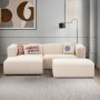Atelier del Sofa Ugaona garnitura Linden Mini Left Cream - slika 1