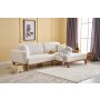 Atelier del Sofa Ugaona garnitura Rens Right Cream - slika 2