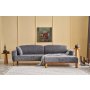 Atelier del Sofa Ugaona garnitura Rens Right Grey - slika 1