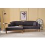 Atelier del Sofa Ugaona garnitura Rens Left Anthracite - slika 1