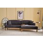 Atelier del Sofa Ugaona garnitura Rens Right Anthracite - slika 1