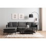 Atelier del Sofa Ugaona garnitura Reya Anthracite - slika 1