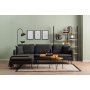 Atelier del Sofa Ugaona garnitura Reya Dark Grey - slika 1