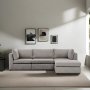 Atelier del Sofa Ugaona garnitura Mottona Corner Sofa Light Grey - slika 1