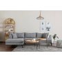 Atelier del Sofa Ugaona garnitura Bobo Left Light Grey - slika 2
