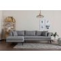 Atelier del Sofa Ugaona garnitura Bobo Left Light Grey - slika 1