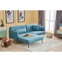 Atelier del Sofa Ugaona garnitura Revos Left Turquoise - slika 1