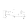 Atelier del Sofa Ugaona garnitura Revos Right Grey - slika 5