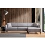 Atelier del Sofa Ugaona garnitura Belissimo Right Grey - slika 1