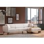 Atelier del Sofa Ugaona garnitura Belissimo Right Off White - slika 1