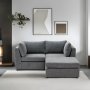 Atelier del Sofa Ugaona garnitura Mottona Corner Sofa Grey - slika 1