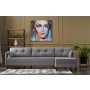 Atelier del Sofa Ugaona garnitura Comfort Right Grey - slika 1