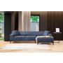 Atelier del Sofa Ugaona garnitura Petra R Corner Blue - slika 5