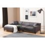 Atelier del Sofa Ugaona garnitura Petra L Corner Anthracite - slika 2