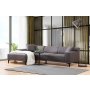 Atelier del Sofa Ugaona garnitura Petra L Corner Anthracite - slika 4