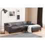 Atelier del Sofa Ugaona garnitura Petra R Corner Anthracite - slika 1