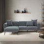 Atelier del Sofa Ugaona garnitura Side Left Anthracite - slika 1