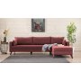 Atelier del Sofa Ugaona garnitura Bella Corner Sofa Right 1 Claret Red - slika 2